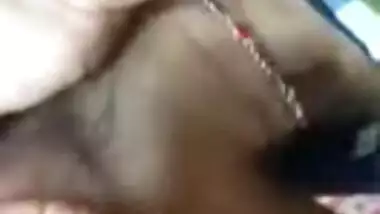 Indian married XXX wife giving blowjob to her rude husband MMS