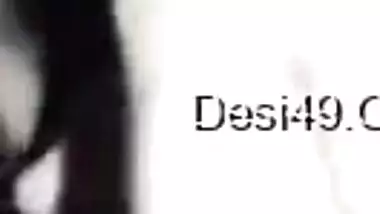 Horny hubby can't help XXX playing and sucking Desi wife's tits