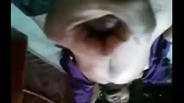 Horny teen sucking and riding her lover’s dick