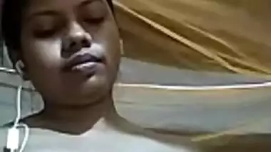 Dehati sexy boob show selfie MMS video