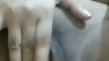 Cutest girl live nude show for her boyfriend viral MMS