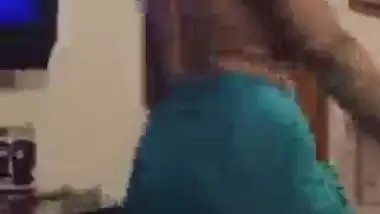 Drunk Topless Girl Dancing For Bollywood Song