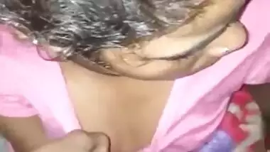 Man comes up to a sleeping Desi babe and XXX touches her nipples