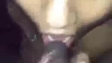 Sexy gujarati girl drinking cum after blowjob