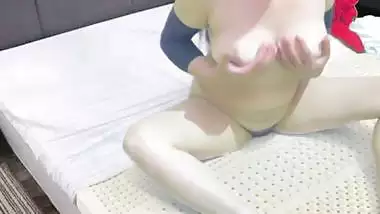 Desi Indian Bhabhi nude on bed