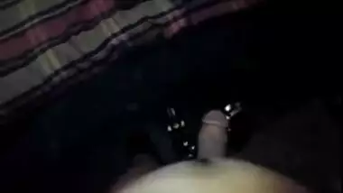 Cute college lovers kissing before Bengali sex show