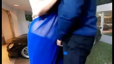 Desi bhabhi romancing when her friend drops her