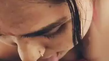 Attractive Bhabhi nicely licks XXX dick of husband's Desi friend